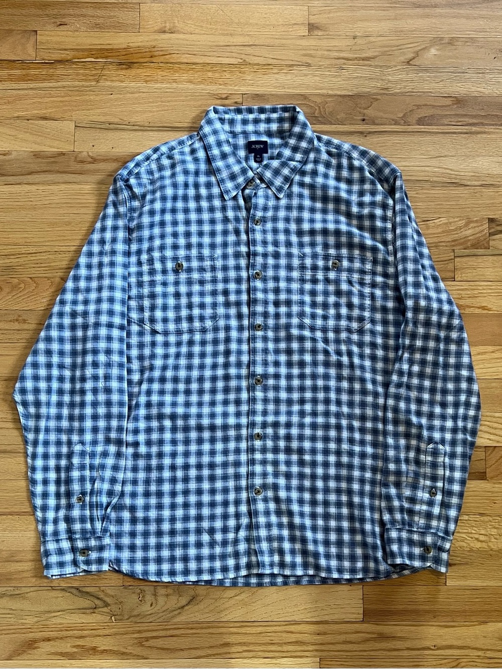 J Crew Factory Double Pocket Twill Shirt